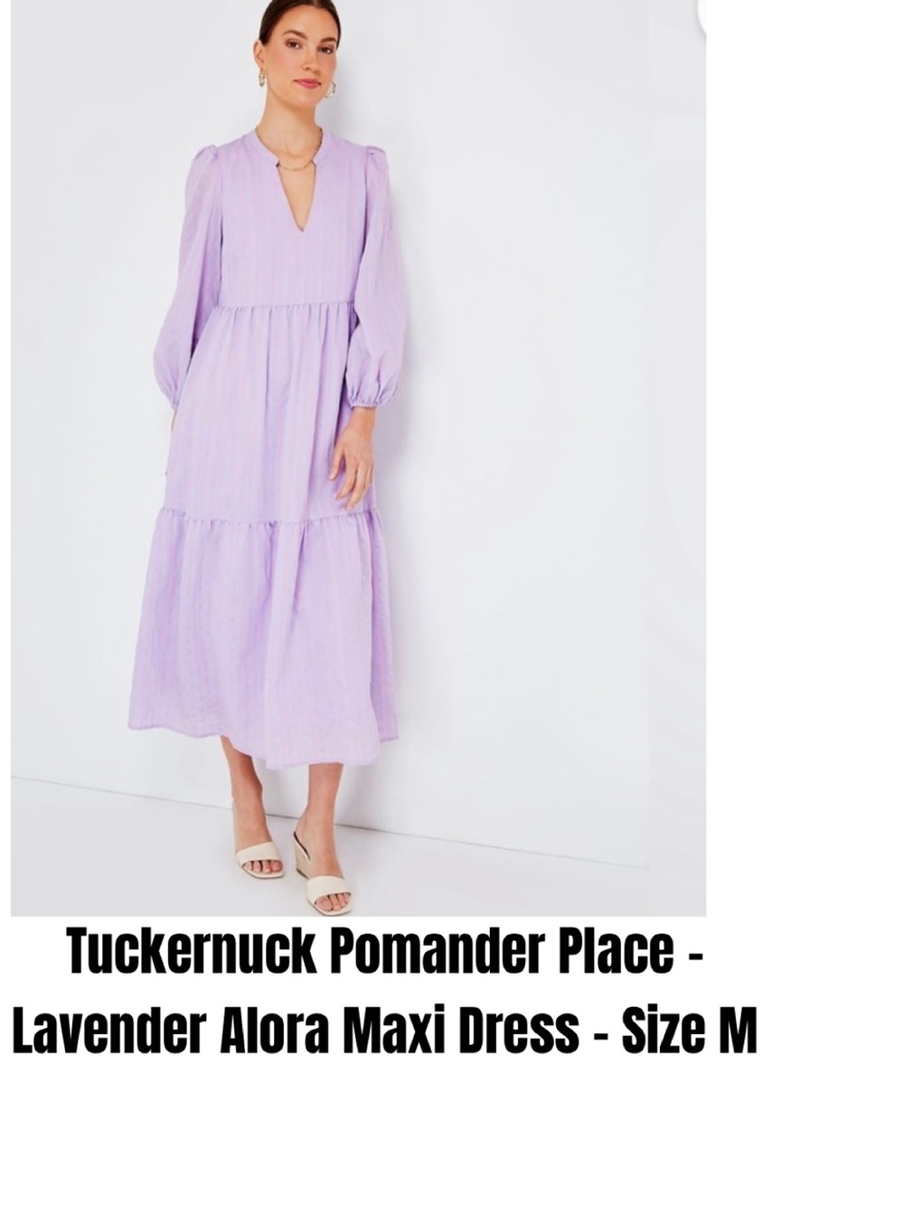 Tuckernuck Pomander Place - Lavender Alora Maxi Dress - Size M